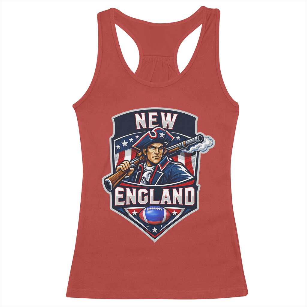 Red Blue White Sport Fan Racerback Tank Top Football Lover Gift TS12 Red Print Your Wear
