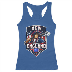 Red Blue White Sport Fan Racerback Tank Top Football Lover Gift TS12 Royal Blue Print Your Wear