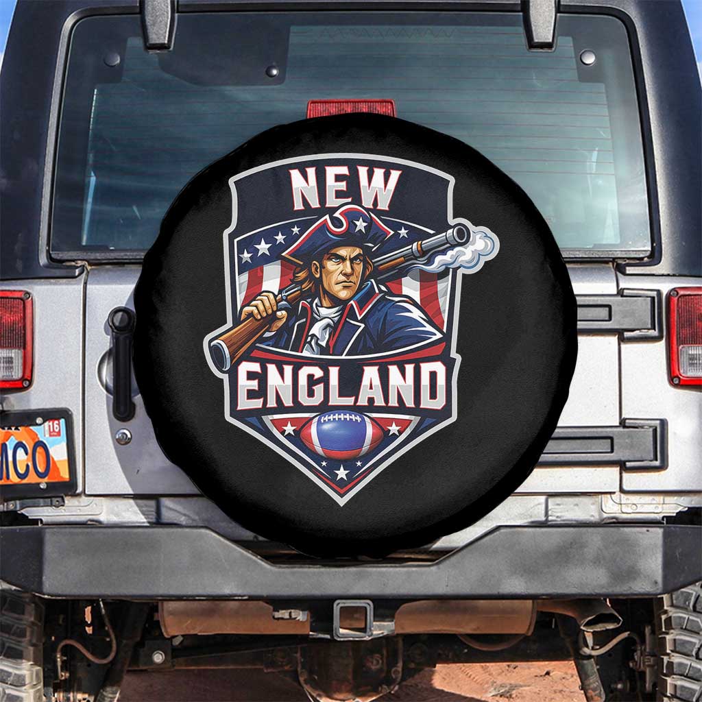 Red Blue White Sport Fan Spare Tire Cover Football Lover Gift TS12 No hole Black Print Your Wear