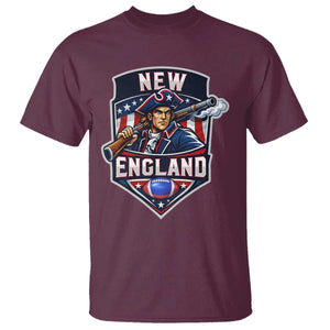 Red Blue White Sport Fan T Shirt Football Lover Gift TS12 Maroon Print Your Wear