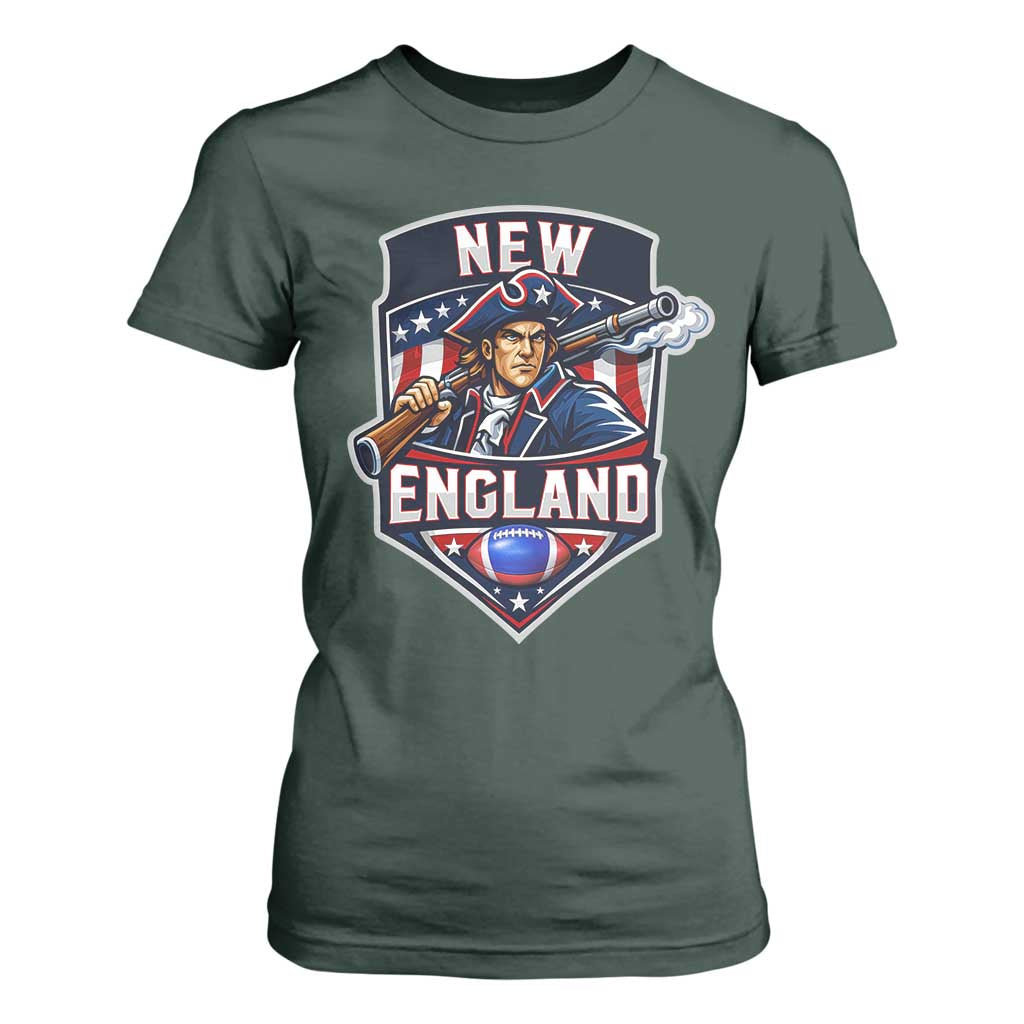 Red Blue White Sport Fan T Shirt For Women Football Lover Gift TS12 Dark Forest Green Print Your Wear