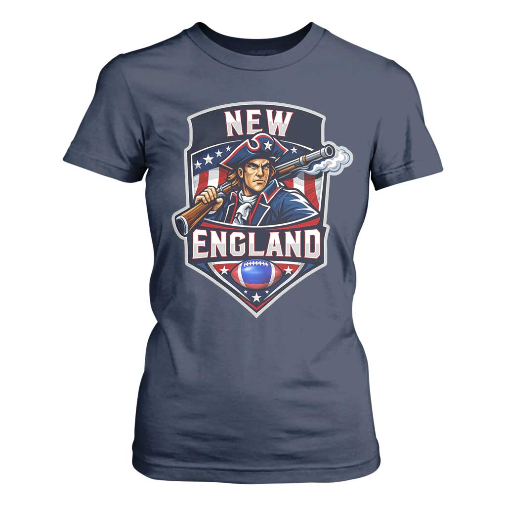 Red Blue White Sport Fan T Shirt For Women Football Lover Gift TS12 Navy Print Your Wear