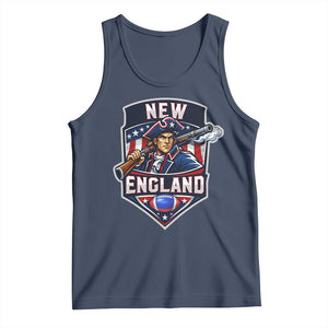 Red Blue White Sport Fan Tank Top Football Lover Gift TS12 Navy Print Your Wear