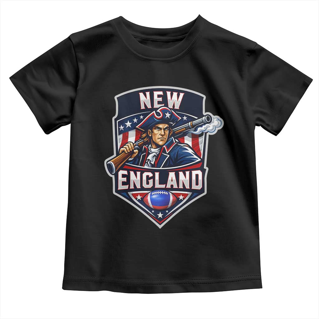 Red Blue White Sport Fan Toddler T Shirt Football Lover Gift TS12 Black Print Your Wear