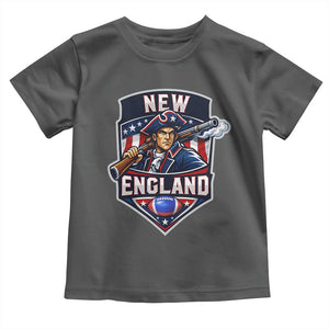 Red Blue White Sport Fan Toddler T Shirt Football Lover Gift TS12 Dark Heather Print Your Wear