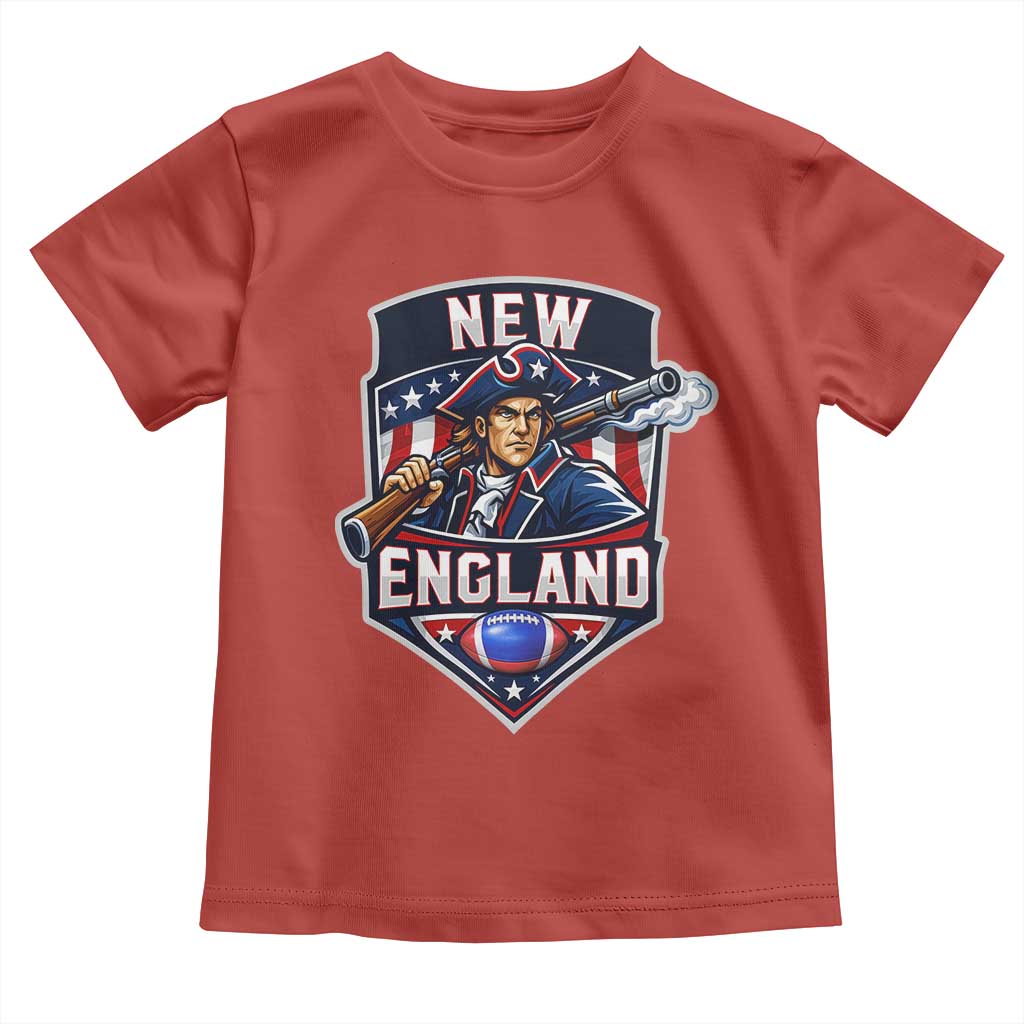 Red Blue White Sport Fan Toddler T Shirt Football Lover Gift TS12 Red Print Your Wear