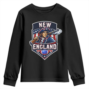 Red Blue White Sport Fan Youth Sweatshirt Football Lover Gift TS12 Black Print Your Wear