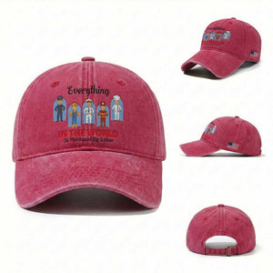 Everything In The World Is Purchased By Labor Washed Cotton Baseball Cap Workers Appreciation Labor Day