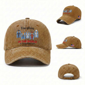 Everything In The World Is Purchased By Labor Washed Cotton Baseball Cap Workers Appreciation Labor Day