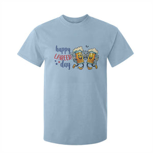 Happy Labeer Day T Shirt For Kid Funny Labor Day Beer Union Worker Humor TS12 Light Blue Print Your Wear