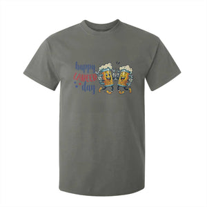 Happy Labeer Day T Shirt For Kid Funny Labor Day Beer Union Worker Humor TS12 Military Green Print Your Wear