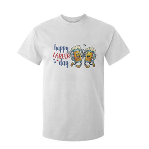 Happy Labeer Day T Shirt For Kid Funny Labor Day Beer Union Worker Humor TS12 White Print Your Wear