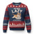 Funny Lazy Cat Ugly Christmas Sweater I'm Not Lazy I'm Just Really Enjoying Doing Nothing TS12 Navy Red Print Your Wear