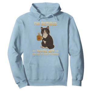 Funny I Am Retired You Are Not Have Fun At Work Tomorrow Hoodie Black Cat TS12 Light Blue Print Your Wear