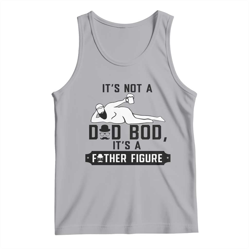 Funny Dad Tank Top It Is Not A Dad Bod It Is A Father Figure TS12 Athletic Heather Print Your Wear