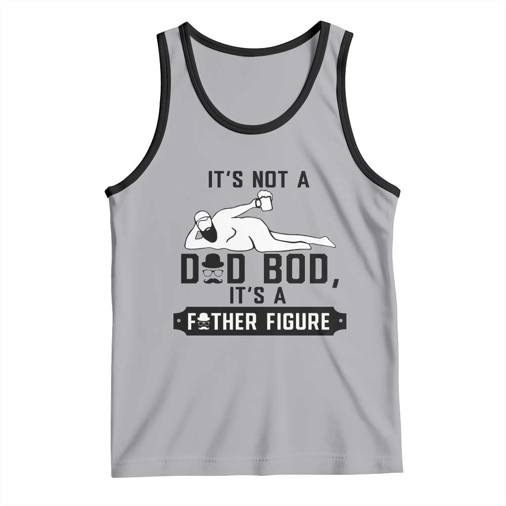 Funny Dad Tank Top It Is Not A Dad Bod It Is A Father Figure TS12 Athletic Heather Black Print Your Wear