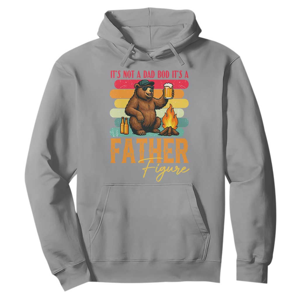 Funny Bear Dad Hoodie It Is Not A Dad Bod It Is A Father Figure TS12 Sport Gray Print Your Wear