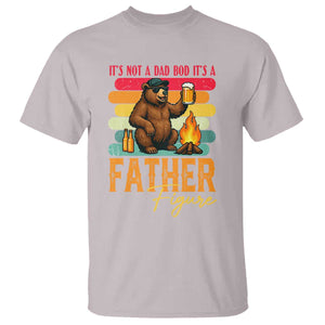 Funny Bear Dad T Shirt It Is Not A Dad Bod It Is A Father Figure TS12 Ice Gray Print Your Wear