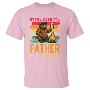 Funny Bear Dad T Shirt It Is Not A Dad Bod It Is A Father Figure TS12 Light Pink Print Your Wear