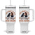 Cute Dog Lover Tumbler With Handle I Just Want To Be A Stay At Home Dog Mom TS12 One Size: 40 oz White Print Your Wear
