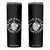 Dark Humor Skeleton Fun Fact I Do Not Care Vibe Skinny Tumbler TS12 Black Print Your Wear