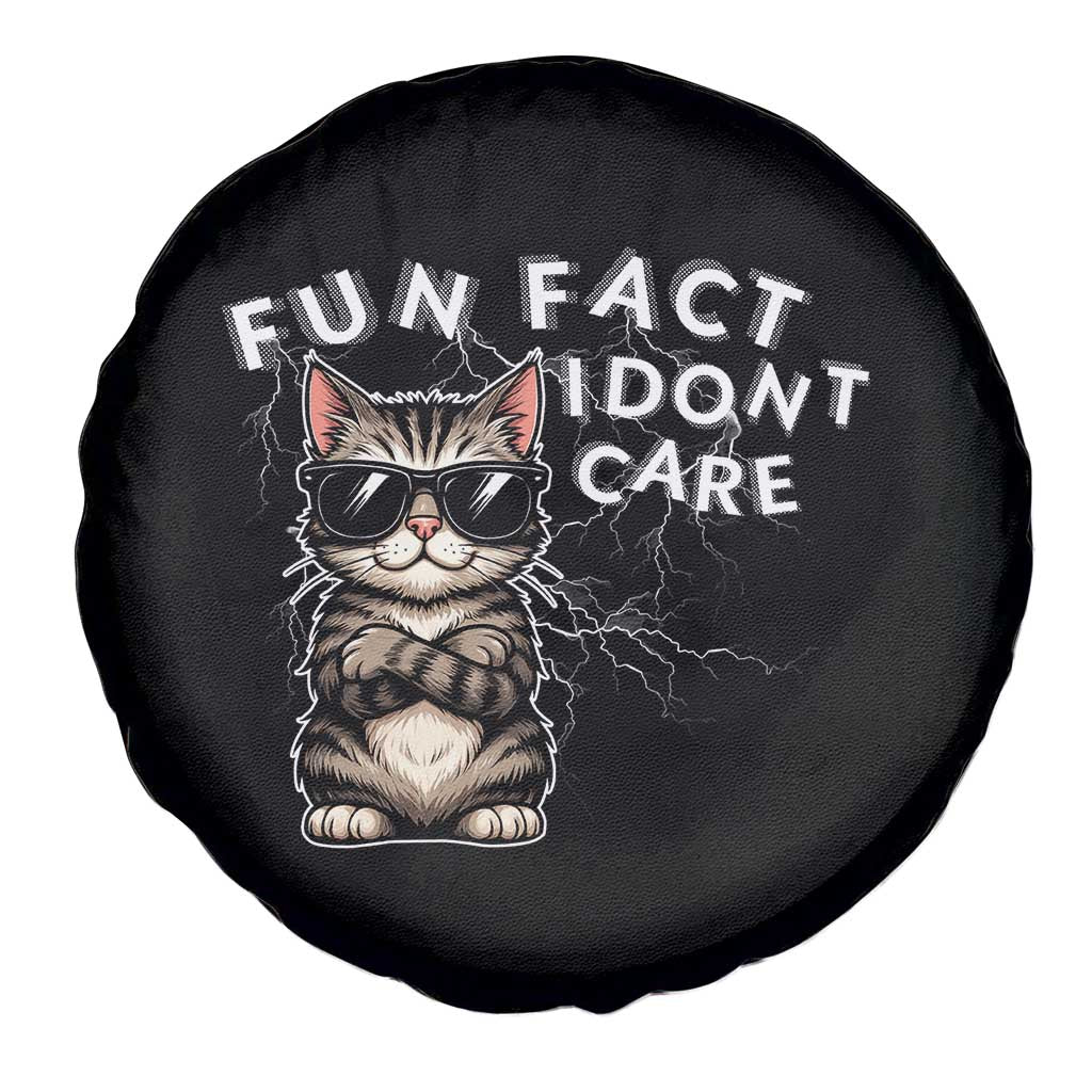 Fun Fact I Do Not Care Spare Tire Cover Grumpy Cat Lover TS12 Print Your Wear