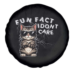 Fun Fact I Do Not Care Spare Tire Cover Grumpy Cat Lover TS12 Print Your Wear
