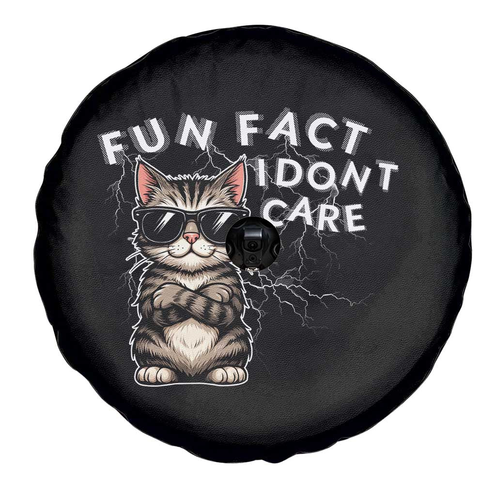 Fun Fact I Do Not Care Spare Tire Cover Grumpy Cat Lover TS12 Print Your Wear