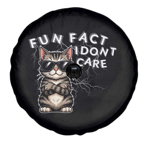 Fun Fact I Do Not Care Spare Tire Cover Grumpy Cat Lover TS12 Print Your Wear