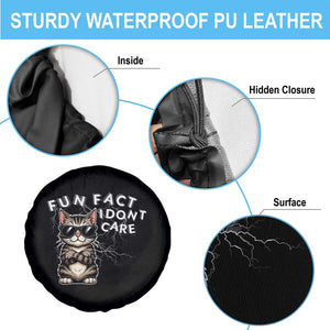 Fun Fact I Do Not Care Spare Tire Cover Grumpy Cat Lover TS12 Print Your Wear
