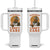 Fun Fact I Do Not Care Tumbler With Handle Funny Skeleton TS12 One Size: 40 oz White Print Your Wear