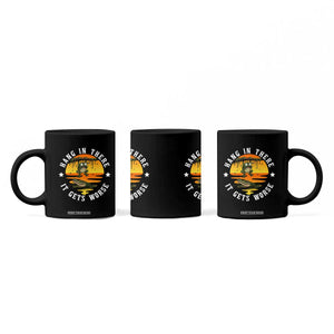 Hang In There It Gets Worse Coffee Mug Funny Frog TS12 Print Your Wear