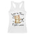 Hang In There It Gets Worse Racerback Tank Top Cat Lover TS12 White Print Your Wear