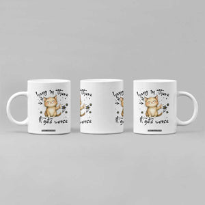 Hang In There It Gets Worse Coffee Mug Cat Lover TS12 Print Your Wear