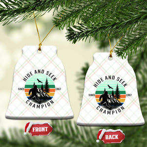 Hide And Seek Champion Ceramic Ornament Bigfoot Lover Gift TS12 Print Your Wear
