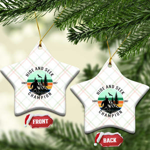 Hide And Seek Champion Ceramic Ornament Bigfoot Lover Gift TS12 Print Your Wear