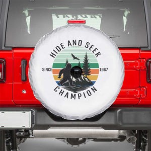 Hide And Seek Champion Spare Tire Cover Bigfoot Lover Gift TS12 White Print Your Wear