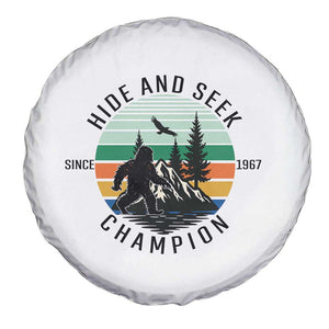 Hide And Seek Champion Spare Tire Cover Bigfoot Lover Gift TS12 Print Your Wear