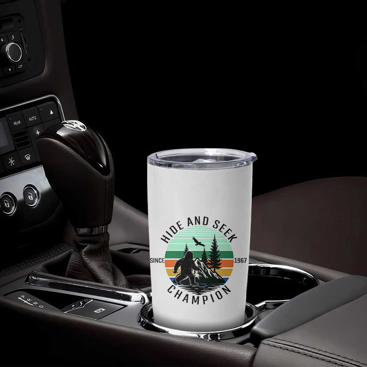 Hide And Seek Champion Tumbler Cup Bigfoot Lover Gift TS12 Print Your Wear