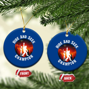 Hide And Seek Champion Ceramic Ornament Funny Bigfoot And Alien Lover Gift TS12 1pc Blue Print Your Wear