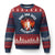 Hide And Seek Champion Ugly Christmas Sweater Funny Bigfoot And Alien Lover Gift TS12 Navy Red Print Your Wear