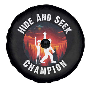 Hide And Seek Champion Spare Tire Cover Funny Bigfoot And Alien Lover Gift TS12 Print Your Wear