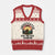 Funny Bigfoot And Alien Gift V-Neck Knit Sweater Vest Undefeated Hide And Seek Champion TS12 Beige Red Print Your Wear