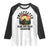 Funny Bigfoot And Alien Gift Raglan Shirt Undefeated Hide And Seek Champion TS12 White Black Print Your Wear
