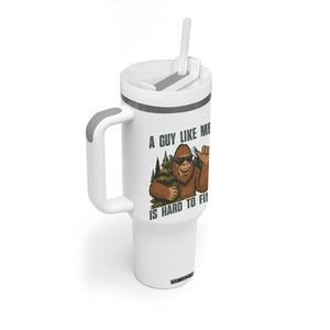 Funny Bigfoot Gift Tumbler With Handle A Guy Like Me Is Hard To Find TS12 Print Your Wear