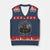 Bigfoot Lover Gift V-Neck Knit Sweater Vest Do Not Be An Assquatch TS12 Navy Red Print Your Wear