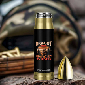 Bigfoot Grabbed My Wiener Bullet Tumbler Funny Dachshund Lover Gift TS12 Print Your Wear