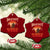 Bigfoot Grabbed My Wiener Ceramic Ornament Funny Dachshund Lover Gift TS12 Print Your Wear