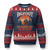 Bigfoot Grabbed My Wiener Ugly Christmas Sweater Funny Dachshund Lover Gift TS12 Navy Red Print Your Wear