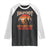 Bigfoot Grabbed My Wiener Raglan Shirt Funny Dachshund Lover Gift TS12 Black White Print Your Wear